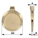 Tolózár csúszó ék 5" RIV