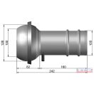 Öntözőrendszer csatlakozó DN-100 golyós