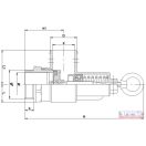 Biztonsági szelep 1.1/2" tömlőcsatlakozással