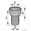 Armatúra 1/2" DN-19 műanyagból