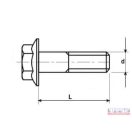 Csavar  10x 25 HTLF, RM, Peremes