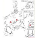 Permetező membránszivattyú BP75 szívó-nyomó szelep