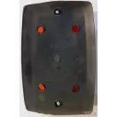 Féklámpa (piros) szögletes
