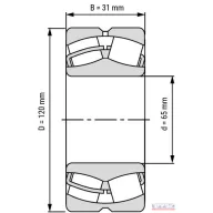 AHWI csapágy 22213 (65x120x31)