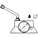Támasztókerék tartó DN-48