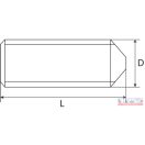 Hernyócsavar    1/4"x  1/2"