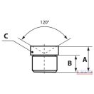 Zsirzógomb DN-6 tölcséres-beütős