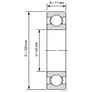 16013 (65x100x11) KSB csapágy