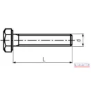 Csavar  16x 60 HTLF, TM