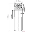 1726207 2RS (35x72x17) SKF csapágy