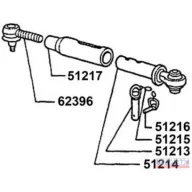 CNH Alsó függesztőkar oldalstabilizátor (44908508)