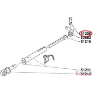   CNH Alsó függesztőkar oldalstabilizátor csapszeg (47133051)