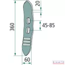 Kapahegy Granit (360x60x20)