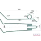 Magtakaró pálca  583 mm