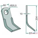Szárzúzó Y-kés 60x10x204xDN-25,5