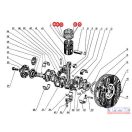 MTZ dugattyú gyűrű készlet 5 gyűrűs 