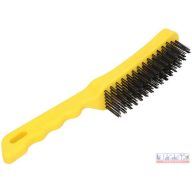 Drótkefe műanyag 4 soros Faster Tools