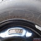 Wheel disc + rubber jacket set, used