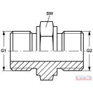 Közcsavar  22x1,5 - 22x1,5 légfékhez