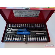 Dugókulcs készlet  1/4" 39 db-os King Tony