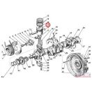 MTZ dugattyú 3 gyűrűs D=38 előkamra 55mm