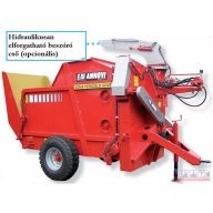    Bálabontó-almozó, vontatott szalmabefúvó 2 tépőhengeres