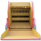  Bálabontó-almozó, vontatott szalmabefúvó 2 tépőhengeres