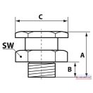 Zsirzógomb  6x1 lapos szögletes