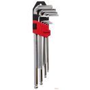 Imbuszkulcs készlet  9 részes (1,5-10) hosszított