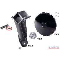 Tárcsa támasz gumi silentblock 40x230