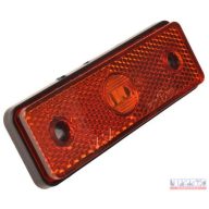 Helyzetjelző lámpa ledes piros 100x35x10 mm 12V-24V