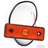 Szélességjelző lámpa LEDes sárga 100X35X10 12V-24V