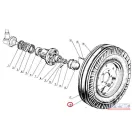 MTZ elsőkerékanya M18x1,5