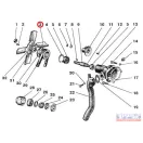MTZ ventilátor lapát, 4 lapátos 