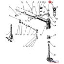 MTZ könyöktengely anya (kontra) 27x1,5