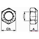 MTZ hátsókerék anya 22x1,5 kúpos