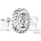 MTZ hátsókerékagy csavar M27x2x 82