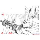 MTZ féktárcsa 180mm ragasztott