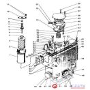 MTZ hidraulika ház alsó klingerit