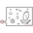 Permetező membránszivattyú BP105, 125 javítókészlet