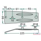 Lengyel fűkasza 135 késtartó 52506580109