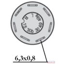 Nyomógomb csatlakozó