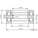 52305 (20x52x34) SKF csapágy