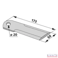 Granit szecskázókés Claas 25db/csomag