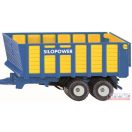 New Holland T9.560 derékcsuklós traktor silószállító pótkocsival Siku