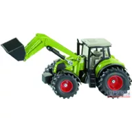  Claas Axion 850 homlokrakodós traktor billenős Fliegl pótkocsival Siku 
