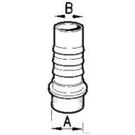 Armatúra 3/4" DN-16 K műanyagból