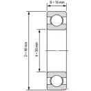 6010 2RS (50x80x16) SKF csapágy