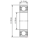 6010 2RS (50x80x16) FAG csapágy