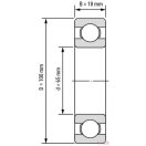6013 2RS C3 (65x100x18) SKF csapágy